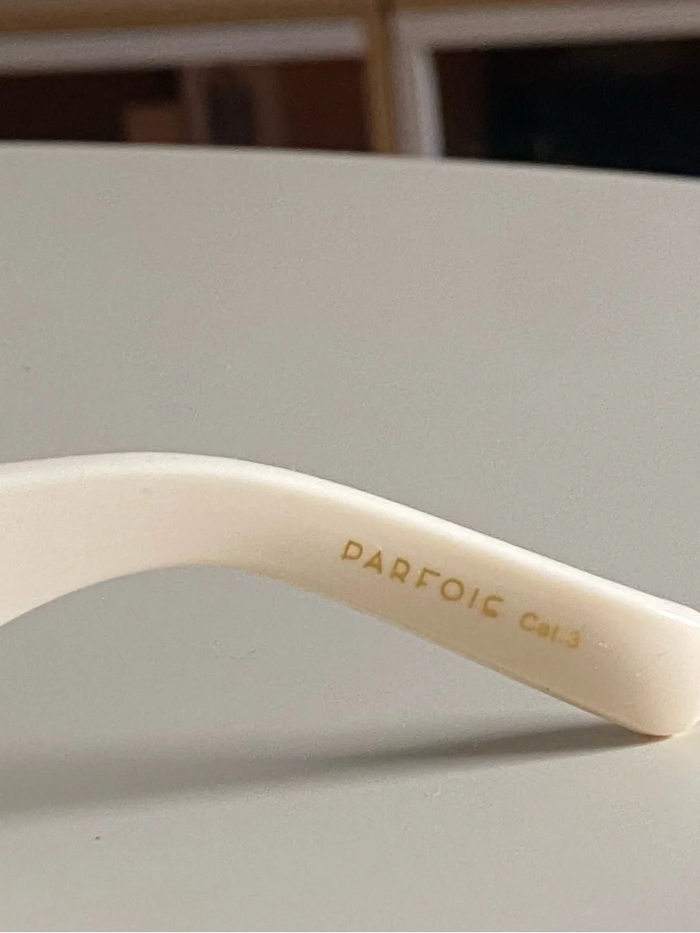 Parfois Off-White Rectangular Sunglasses